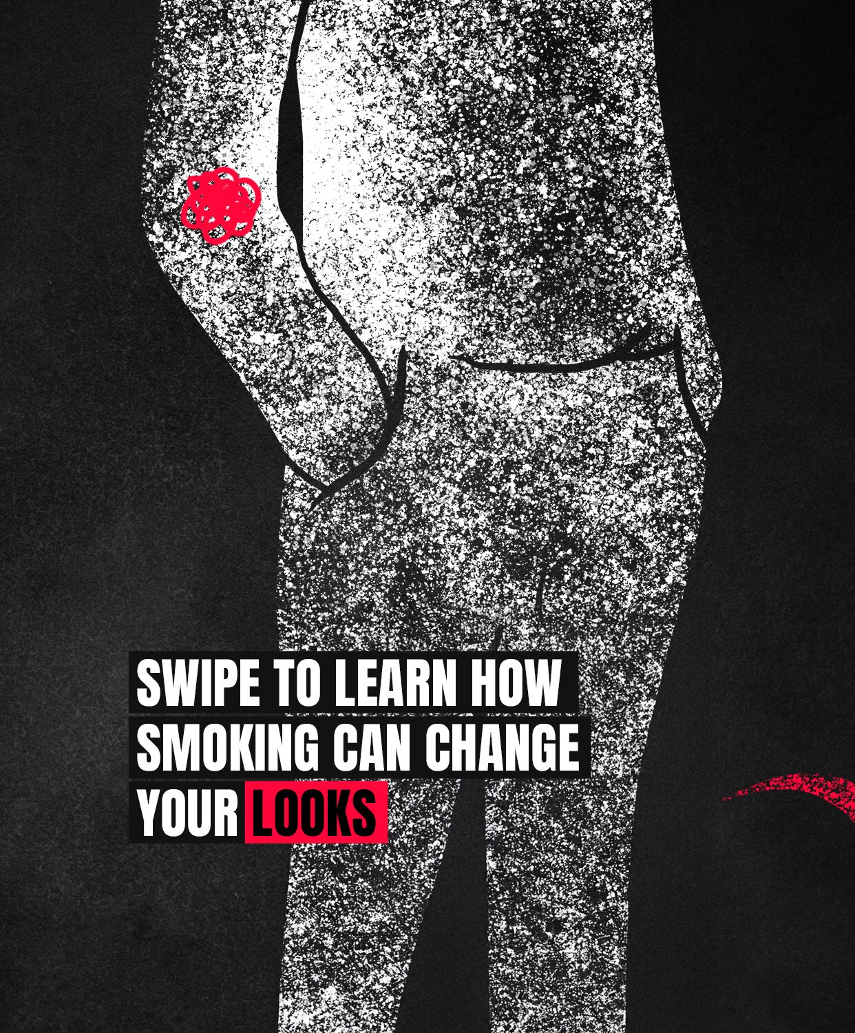 Swipe to see how smoking can change your looks